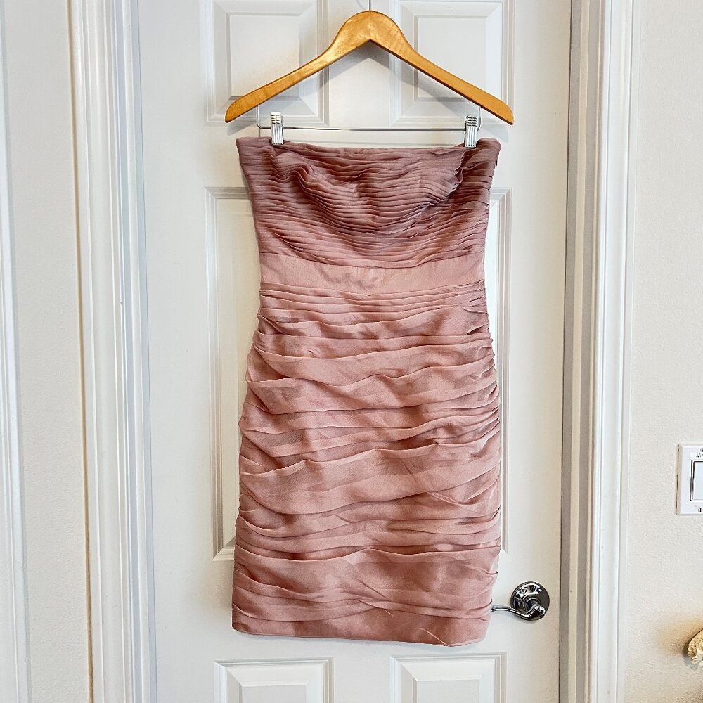 Monique Lhuillier Formal Cocktail Rose dress